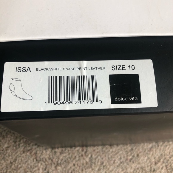 Dolce Vita Snakeskin Issa Boot, 10 - Picture 6 of 6